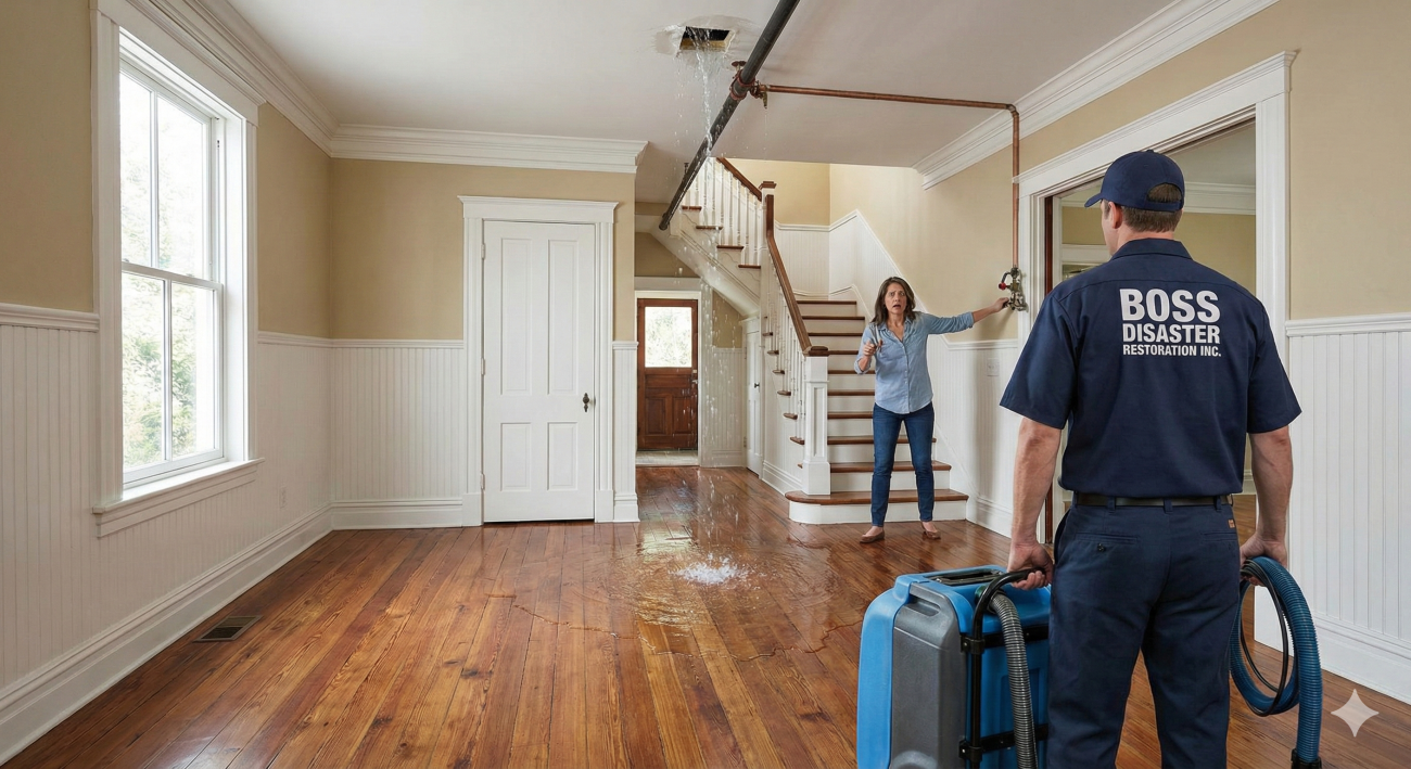 burst pipe charleston sc